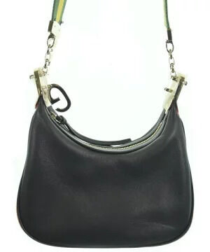 Gucci Attache shoulder bag distinctive interlocking G clasp Black